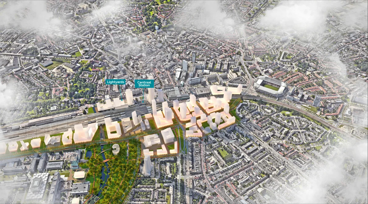 Van grijs stationsgebied tot mondaine entree naar de lichtstad
