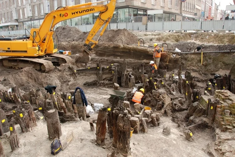 Archeologen brengen oude binnenstad in kaart